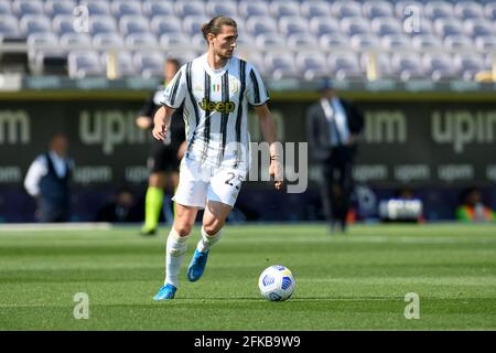 Florenz, Italien, 25. April 2021 Adrien Rabiot vom FC Juventus bei der Fiorentina vs Juventus Serie A League Credit:Roberto Ramaccia/Alamy Live News Stockfoto