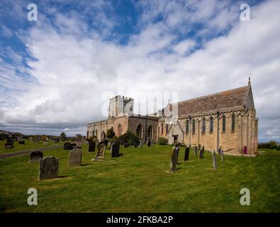 St. Aidan's Church, Bamburgh, Northumberland, England Stockfoto