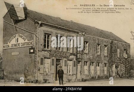 BAZEILLES. Französische Abteilung: 08 - Ardennen Postkarte Ende des 19. Jahrhunderts - Anfang des 20. Jahrhunderts Stockfoto