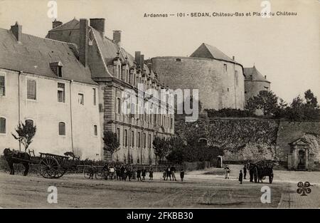 LIMOUSINE. Französische Abteilung: 08 - Ardennen Postkarte Ende des 19. Jahrhunderts - Anfang des 20. Jahrhunderts Stockfoto