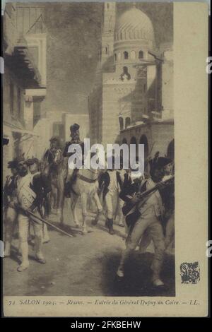 Eingang des General Dupuy in Kairo. Kampagne in Ägypten (1798-1799) Paris, Fondation Napoléon Stockfoto