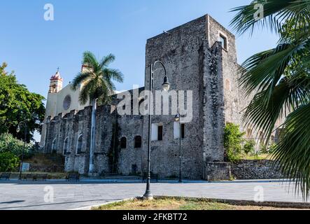 Kloster von Santo Domingo de Guzman, Oaxtepec, Mexiko, Nordamerika Stockfoto