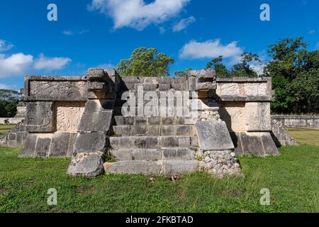 Präkolumbianische Stadt, Chichen Itza, UNESCO-Weltkulturerbe, Yucatan, Mexiko, Nordamerika Stockfoto