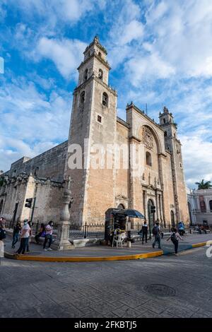 Kathedrale Von Merida, Merida, Yucatan, Mexiko, Nordamerika Stockfoto