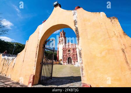 Mission Landa, UNESCO-Weltkulturerbe, Franziskanermissionen in der Sierra Gorda von Queretaro, Landa de Matamoros, Queretaro, Mexiko, Nordamerika Stockfoto
