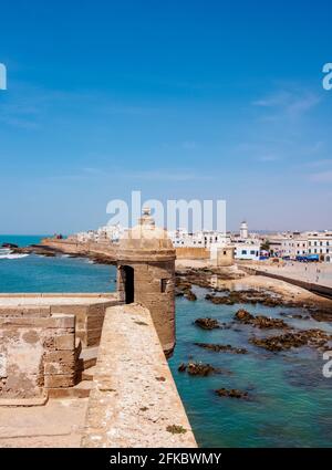 Zitadelle am Hafen von Scala, Essaouira, Marrakesch-Safi-Region, Marokko, Nordafrika, Afrika Stockfoto