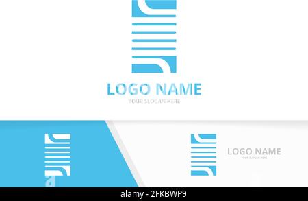 Vektor Darm Logo Kombination. Einzigartige Designvorlage für das Colon-Logo. Stock Vektor