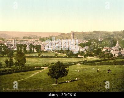 Glastonbury, Somerset um 1890-1900 Stockfoto