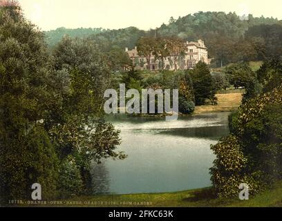 Grange-over-Sands, Cumbria um 1890-1900 Stockfoto