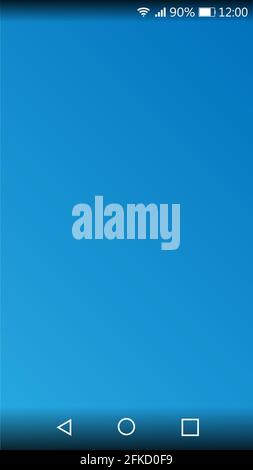 Bildschirm des Smartphones für die Gestaltung der Benutzeroberfläche. Isoliert. Vektorgrafik Vorlage für Ihr Design Stock Vektor