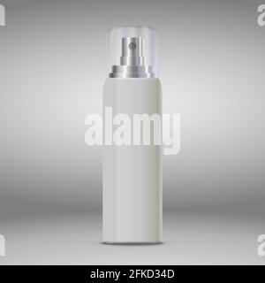 Kosmetische Werbung, Sprühflasche. Vorlage für Design Poster, Plakat, Präsentation, Banner, Cover, vektor-Illustration. Luxus-Beauty-Serie Vorlage für y Stock Vektor