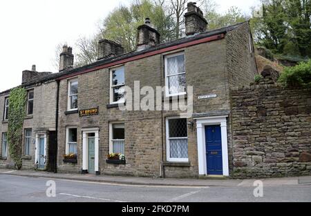 Water Street in Bollington in East Ches hire Stockfoto