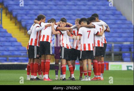 Ipswich, England, 30. April 2021. Das Team im Vorfeld des englischen FA Youth Cup-Spiels in der Portman Road, Ipswich. Bildnachweis sollte lauten: David Klein / Sportimage Kredit: Sportimage/Alamy Live News Stockfoto