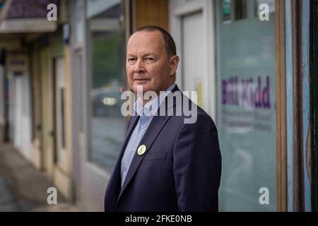 Bill Kidd ist ein Kandidat der Scottish National Party SNP , Glasgow, Schottland Stockfoto