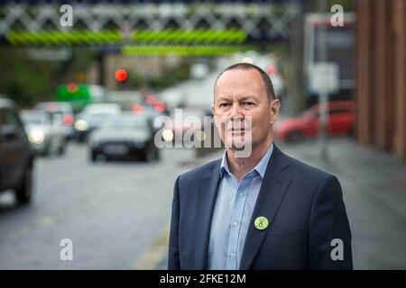 Bill Kidd ist ein Kandidat der Scottish National Party SNP , Glasgow, Schottland Stockfoto