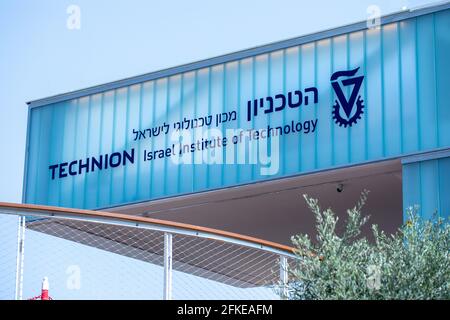 Das Technion, Israel Institute of Technology, eine öffentliche Forschungsuniversität in Haifa, Israel. Stockfoto