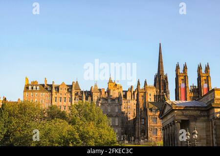 Altstadt in Edinburgh, Schottland Stockfoto