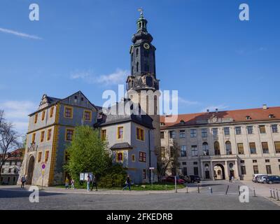 Stadtschloss Weimar in Thüringen Stockfoto