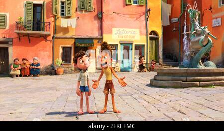 LUCA (2021), Regie: ENRICO CASAROSA. Kredit: Pixar Animation Studios / Walt Disney Bilder / Album Stockfoto