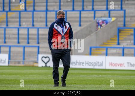 Tony Smith Cheftrainer von Hull KR auf dem Platz in Warrington, Großbritannien am 5/1/2021. (Foto von Simon Whitehead/News Images/Sipa USA) Stockfoto