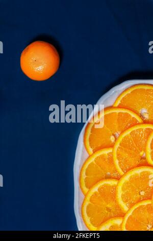 Scheiben von orange Stockfoto
