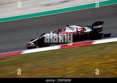 Portimao, Portugal. Mai 2021. 07 RÄIKKÖNEN Kimi (FIN), Alfa Romeo Racing ORLEN C41, Action während der Formel 1 Heineken Grande Prémio de, Portugal., . auf dem Algarve International Circuit, in Portimao, Portugal - Foto DPPI Credit: DPPI Media/Alamy Live News Stockfoto