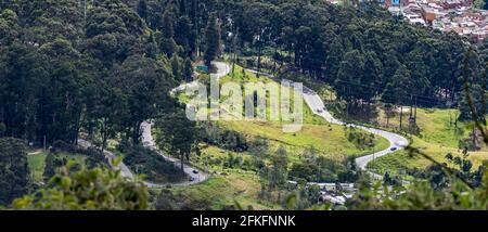 Landschaft von Bogota, Kolumbien Stockfoto