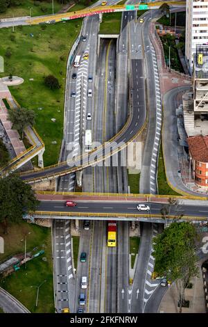 Landschaft von Bogota, Kolumbien Stockfoto