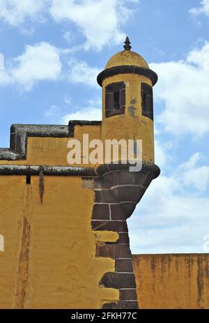 Das Fortaleza de São Tiago in Funchal-Portugal Stockfoto