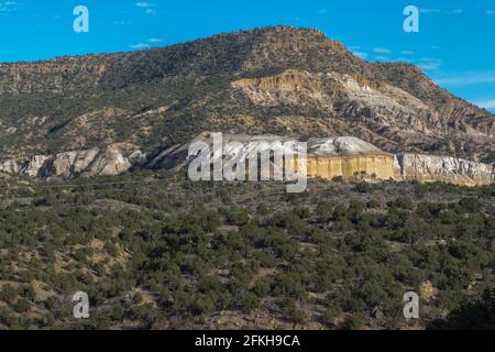 Culebra Range der Sangre de Cristo Mountains der Sangre Die de Cristo Mountains sind der südlichste Teil der Rocky Mountains Berge Stockfoto