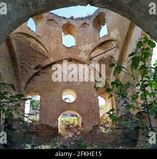 Die alte albanische Kirche von Kilvar. Shabran. Kilavar Village. Aserbaidschan. Stockfoto