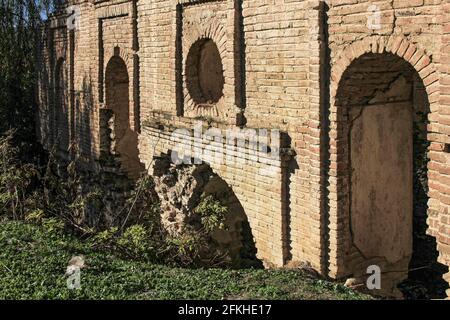 Die alte albanische Kirche von Kilvar. Shabran. Kilavar Village. Aserbaidschan. Stockfoto