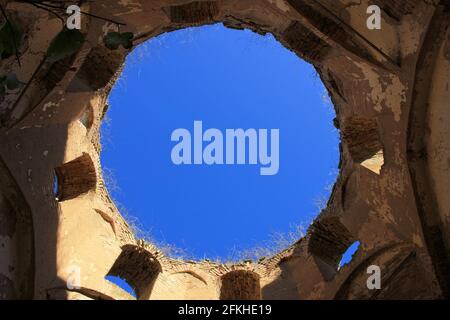 Die alte albanische Kirche von Kilvar. Shabran. Kilavar Village. Aserbaidschan. Stockfoto