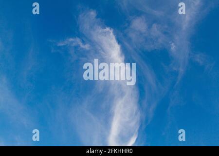 Hintergrund Textur blauer Himmel mit Wolke Stockfoto
