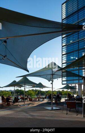 USA Washington DC die Wharf am Potomac River ist Am Wasser von Southwest DC können Leute ausgehen und essen Stockfoto