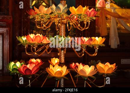 Die Lampe im Kloster Stockfoto