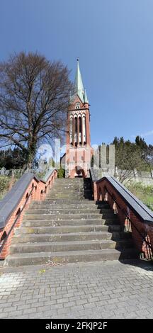 evangelische St. Jakobus Kirche Wieren, Wrestedt, Niedersachsen, Deutschland Stockfoto