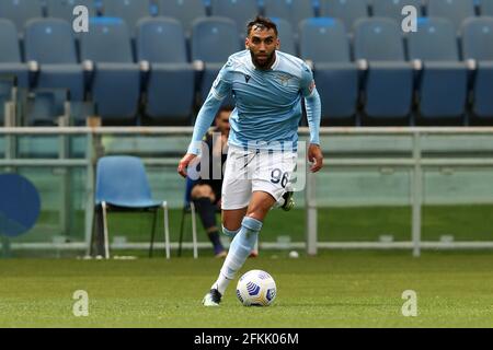 Rom, Italien. Mai 2021. Mohamed Fares (Lazio) während der Serie EIN Spiel zwischen SS Lazio gegen Genua CFC im Stadio Olimpico am 2. Mai 2021 in Rom, Italien. Latium gewinnt 4:3. (Foto von Giuseppe Fama/Pacific Press) Quelle: Pacific Press Media Production Corp./Alamy Live News Stockfoto