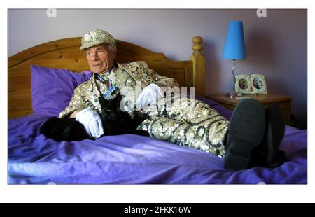 PEARLY KINGS Pearly King George Major Stockfoto