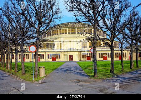 Polen, Wrocław, Volkshalle, woiwodschaft Kleinpolen. Stockfoto