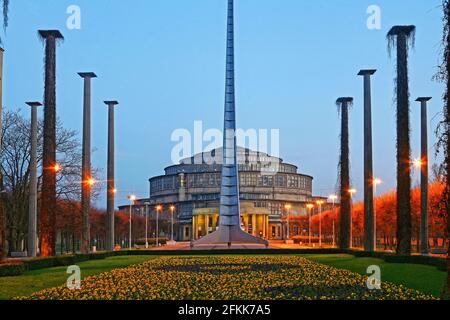 Polen, Wrocław, Volkshalle, woiwodschaft Kleinpolen. Stockfoto