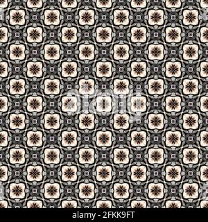 Farbmuster Textur. Farbenfrohe ornamentale Grafik-Dessin. Mosaikverzierungen. Mustervorlage. Vektorgrafik. Stock Vektor