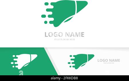 Vector fast Liver Logo-Kombination. Schnelle Design-Vorlage für Organlogotypen. Stock Vektor