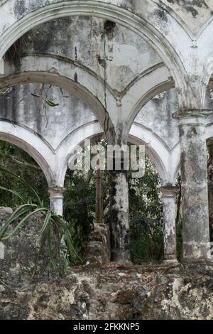 La Hacienda Uayamón localizada a 27 km de la ciudad De Campeche tuvo sus orígenes en el siglo XVI cuando Su actividad era la ganadería y el cultivo de Stockfoto