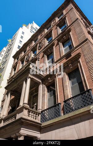 Das historische Robb-Haus am Park Avenue, New York, USA Stockfoto