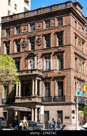 Das historische Robb House auf der Park Avenue, New York City, USA Stockfoto