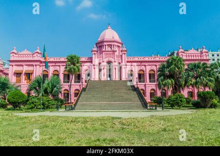 Ahsan Manzil, ehemaliger Wohnpalast des Nawab von Dhaka, Bangladesch Stockfoto