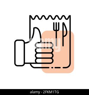 Fast-Food-Symbole Stock Vektor