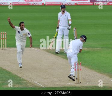 3RD TEST ENGLAND V PAKASTAN AM OVAL 1ST TAG. TROTT OUT TO WAHAM. BILD DAVID ASHDOWN Stockfoto