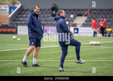 Bromley, Großbritannien. Mai 2021. FA Womens Championship-Spiel zwischen Crystal Palace und Lewes in der Hayes Lane in Bromley, England. Kredit: SPP Sport Pressefoto. /Alamy Live News Stockfoto